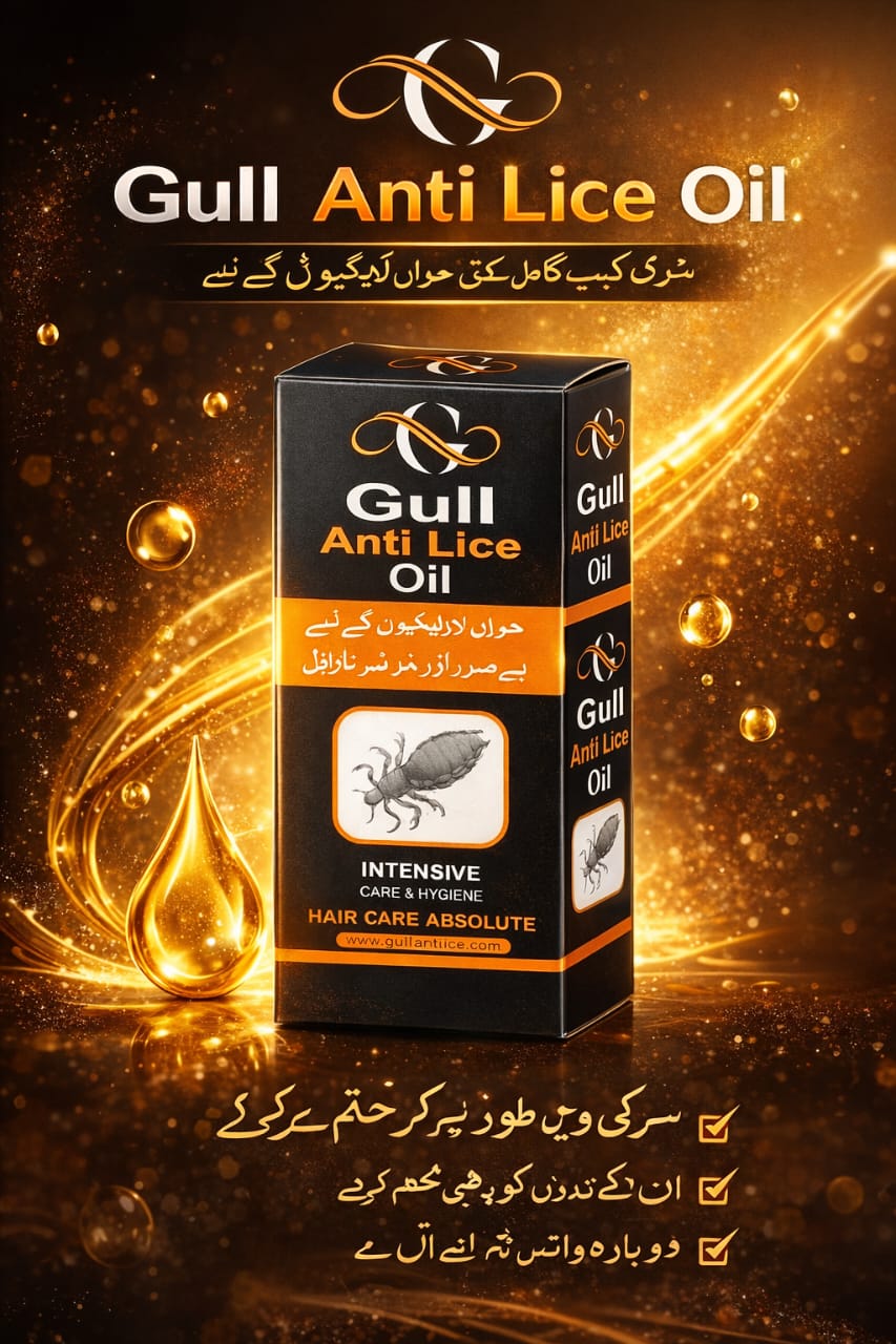 “Anti-Lice Hair Oil – Natural & Gentle”